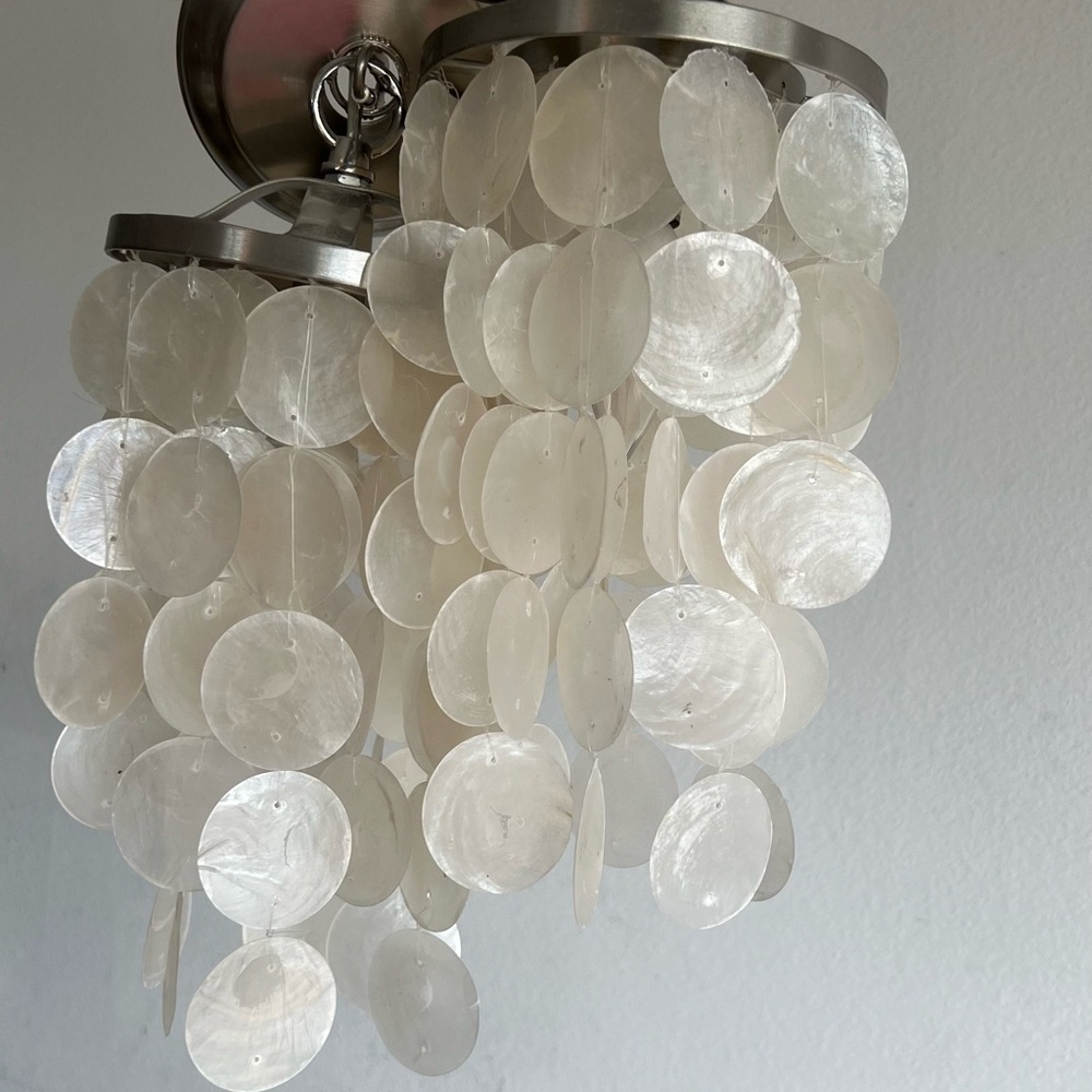 Two mini hanging lights